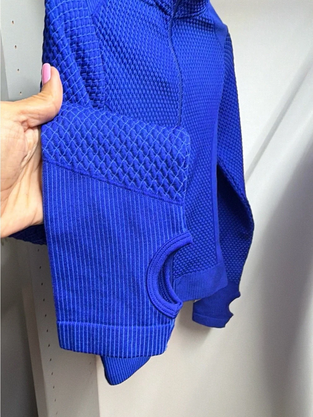 Bailey/44 Sport Cobalt Blue Seamless Activewear Set – Size Small
